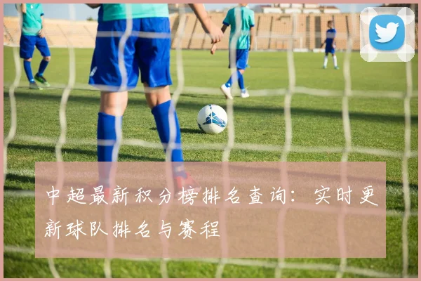 中超最新积分榜排名查询:实时更新球队排名与赛程